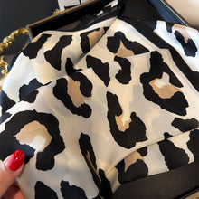 Load image into Gallery viewer, Leopard Print Satin Square Scarves