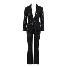 Load image into Gallery viewer, Glam Sequin Lace Suit