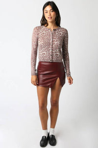 Dania Leopard Knit Top