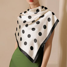 Load image into Gallery viewer, Polka Dot Silky Wrap Scarve