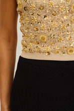 Load image into Gallery viewer, Beaded Blossom Knit Top
