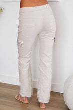 Load image into Gallery viewer, Cargo Crinkle Pant w/ Drawstring