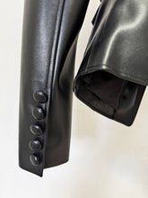 Load image into Gallery viewer, Belted Faux Leather Jacket
