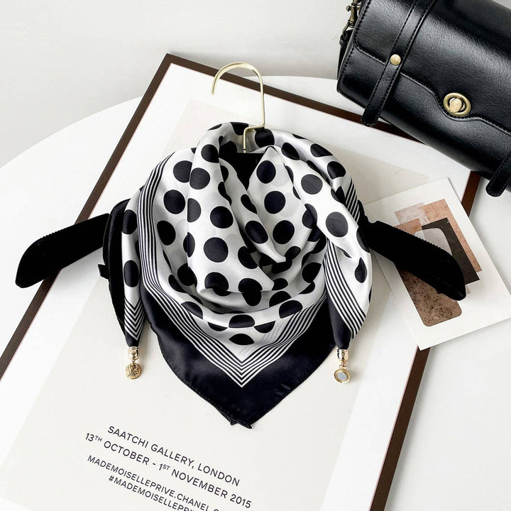 ACCITY - Magnetic Print Triangle Scarf for  Spring Style_CWASC02917
