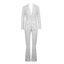 Load image into Gallery viewer, Glam Sequin Lace Suit