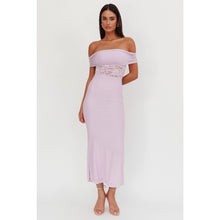 Load image into Gallery viewer, OFF SHOULDER LACE DRESS