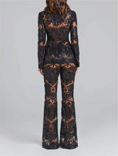 Load image into Gallery viewer, Glam Sequin Lace Suit