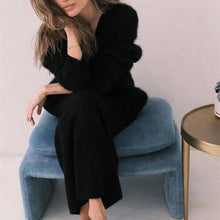 Load image into Gallery viewer, Cozy Faux Mink Cardigan Sweater