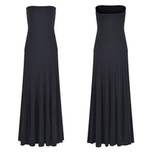 Load image into Gallery viewer, Pleated Strapless Dress