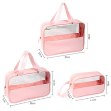 Load image into Gallery viewer, ACCITY - 3SET PORTABLE TRANSPARENT WATERPROOF WASH BAG_CWAB0549