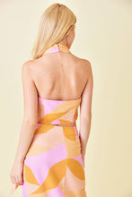 Load image into Gallery viewer, Colorblock Halter Top