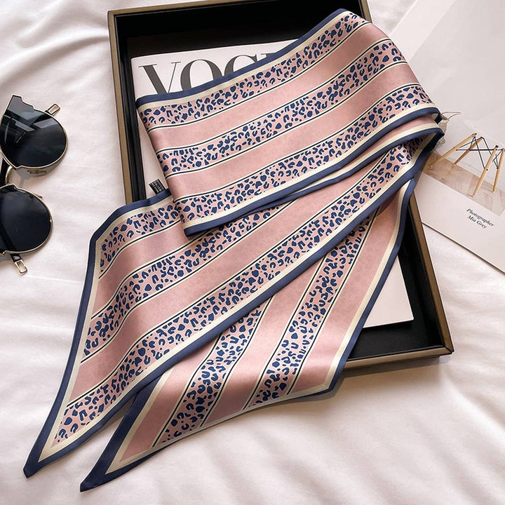 ACCITY - Women’s Long Silk Scarf – Stylish Neck Accessory_CWASC03144