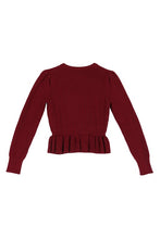 Load image into Gallery viewer, Peplum Sweater Top *Multiple Colors Available*