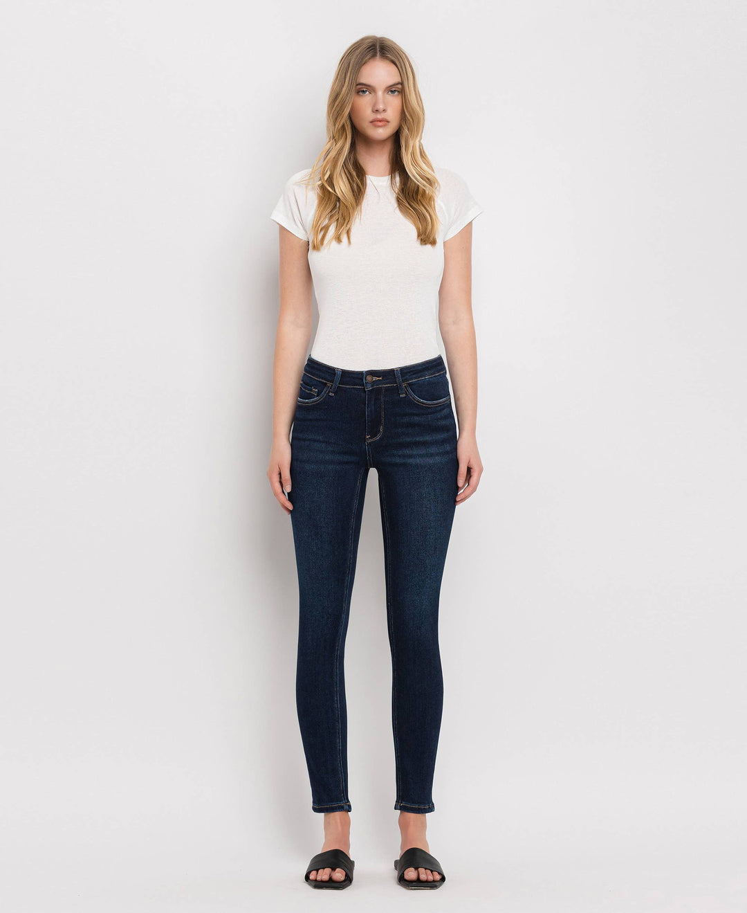 Mid Rise Skinny Denim