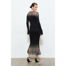 Load image into Gallery viewer, Metallic Lurex Jeweled Button Blouse