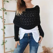 Load image into Gallery viewer, ACCITY - Cable Knit Infinity Scarf with Sleeves for Fall _CWASC1537