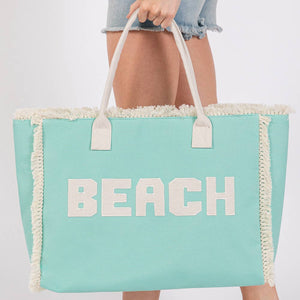 Beach Fringe Tote Bag