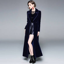 Load image into Gallery viewer, OceanusSwim - Long Velvet Coat In Solid Color