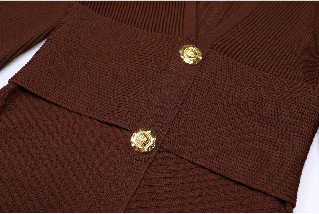 Ribbed Knit Bodycon Dress