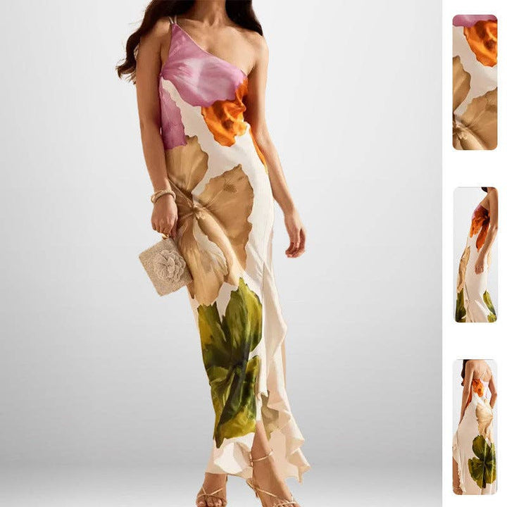 Floral Print Sleeveless Dress