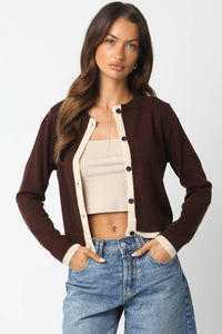 Diya Colorblock Cardigan