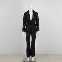 Load image into Gallery viewer, Glam Sequin Lace Suit