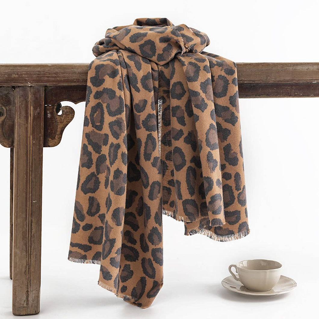 Leopard Print Scarf