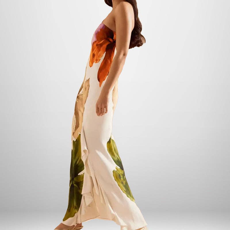 Floral Print Sleeveless Dress