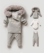 Load image into Gallery viewer, Nipperland - Little Man Wool-Blend Winter Baby Outfit – 3-Piece Set
