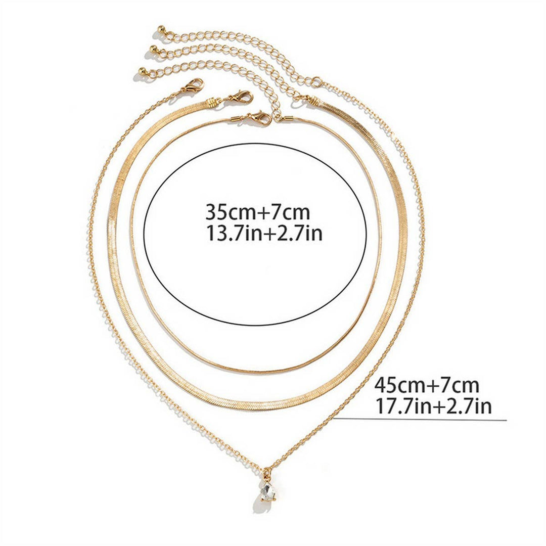 ACCITY - COOL STYLE STACKED TEMPERAMENT SIMPLE NECKLACE_CWAJE2001
