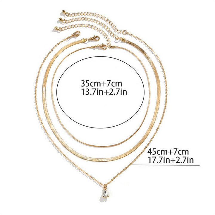 ACCITY - COOL STYLE STACKED TEMPERAMENT SIMPLE NECKLACE_CWAJE2001