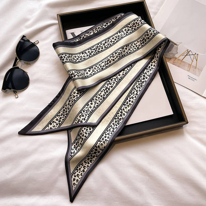 ACCITY - Women’s Long Silk Scarf – Stylish Neck Accessory_CWASC03144
