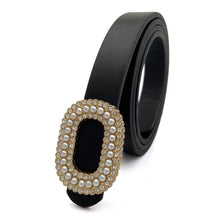 Load image into Gallery viewer, RHINESTONE PEARL BELT