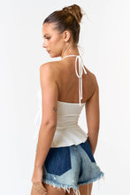 Load image into Gallery viewer, ROSETTE DETAIL HALTER