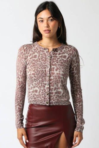 Dania Leopard Knit Top