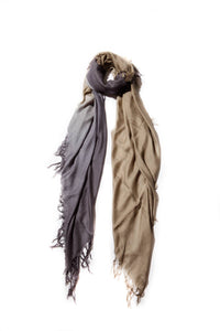 Cashmere Blended Faded Scarves
