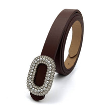 Load image into Gallery viewer, RHINESTONE PEARL BELT