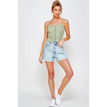 Load image into Gallery viewer, Ruffled Crop Cami Tank *multiple colors*