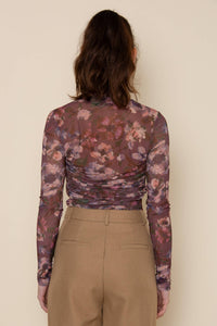 Side Seam Mock Neck Bodysuit