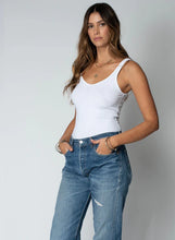 Load image into Gallery viewer, Ribbed Double Scoop Tank *Multiple Colors*