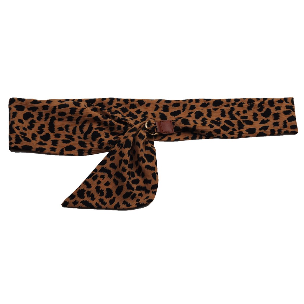 Cheetah Scarf Belt