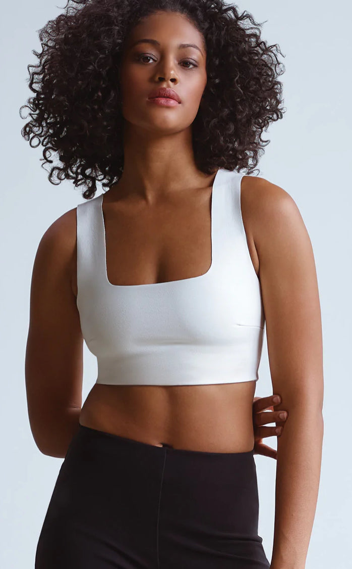 Faux Leather Crop Top * multiple colors*