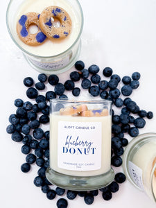 Blueberry Donut Candle