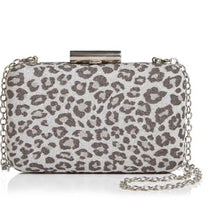 Load image into Gallery viewer, Silver Leopard Bag by Sondra Roberts