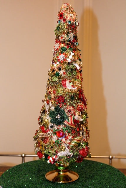 Custom Broach Skinny Christmas Tree