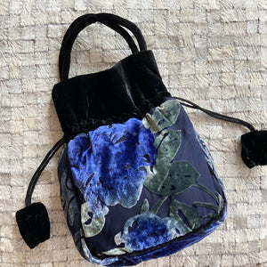 Velvet Mini Bucket Bag