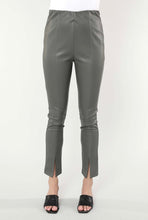 Load image into Gallery viewer, Slate Grey Vegan Leather Legging