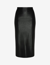 Load image into Gallery viewer, Faux Leather Midi Skirt