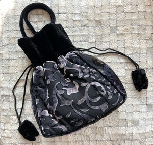 Velvet Mini Bucket Bag