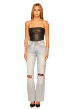 Load image into Gallery viewer, Faux Leather Tube Top